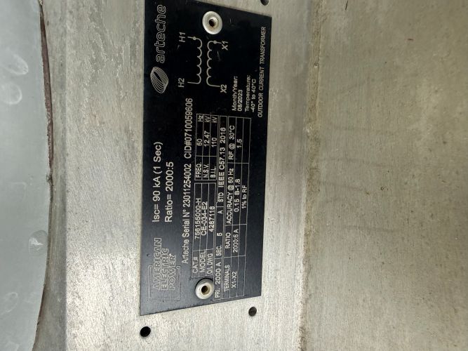 Lot of Three (3) 12.47KV Instrument Transformers (0710059606) - Image 3